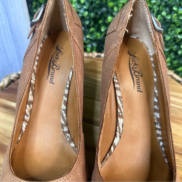 Lucky brand close round toe wedges new no box - Picture 5 of 6